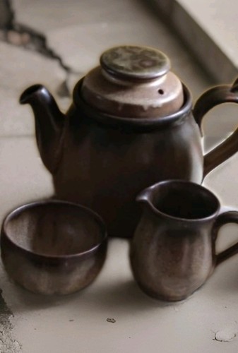 Denby romany tea pot sugar - tea,