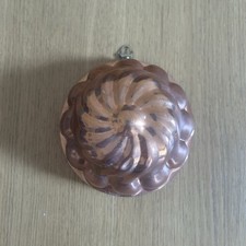 Round Copper Jelly Mould