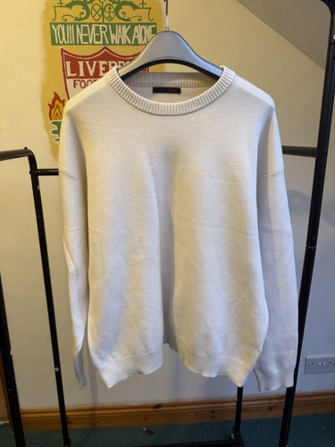 Zara men cream jumper size - cream,