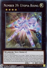 MAZE-EN021 Number 39: Utopia Rising :: Super Rare 1st Edition Mint YuGiOh Card