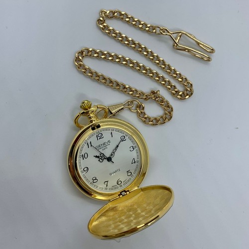 Quartz silver pocket watch - quartz,
