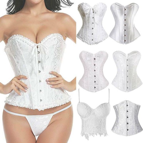 White waist training - training, cincher