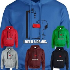 Snoopy I Need A Drink Mens