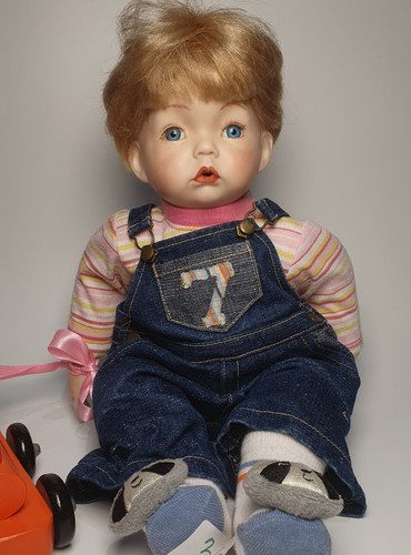 Porcelain doll aaron - doll, (367)