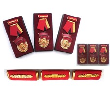 GDR order medal banner of work