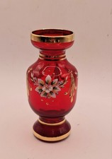 Vintage Bohemian Ruby Red