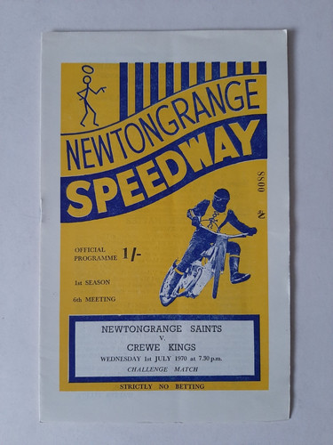 Speedway programme