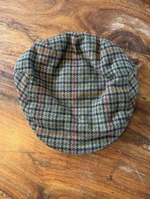 Mens Olney 100% Wool Flat Cap