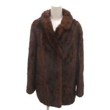 SAGA MINK Real Fur Coat Size