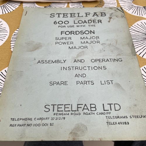 Steelfab 600 loader fordson - 600,