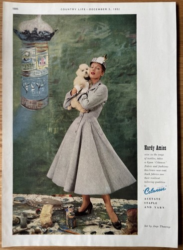 Hardy amies advert 1950 - hardy,