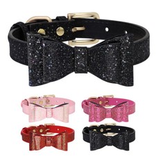 Adjustable Dog Collar with Bow