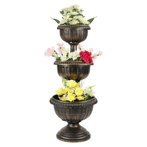 Outdoor garden tier fountain - garden,
