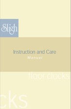 Sligh Clock Owners Manual