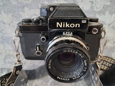 Nikon F2  35mm SLR Camera + Nikkor HC 50mm f2 Lens + Strap - READ DESCRIPTION...