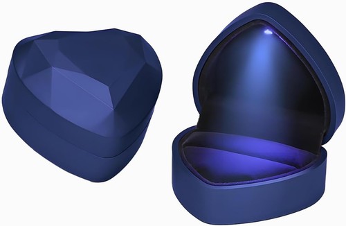 Led ring box heart shaped - heart,