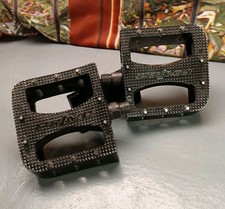 Primo Classic / Super Tenderizer BMX Pedals Matte Black ChromePins 9/16"x20"TPI 