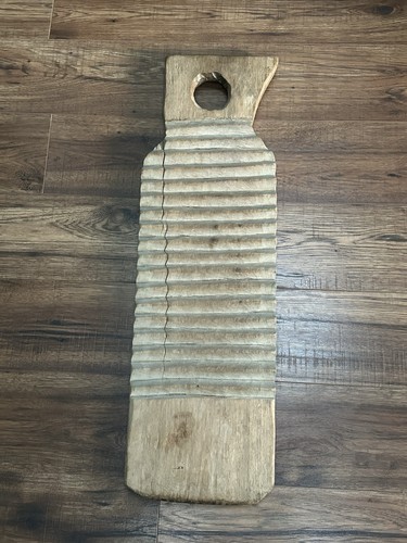 Antique wooden washboard - antique,