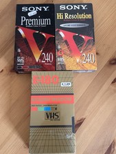 Sony Blank VHS Tape CD 240