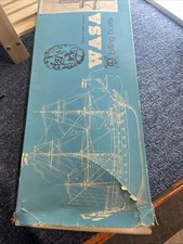 Wasa Billing Boats Model No 440 1/72 Model Kit Started But Not Finished in box