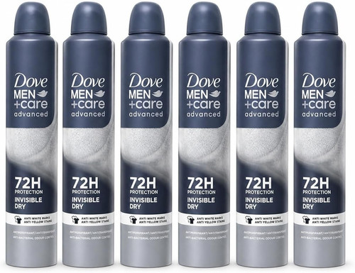 250ml dove invisible dry - 6, x