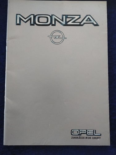 Opel monza brochure - opel, monza,