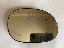 Peugeot 206 1998-2009 Wing Door Mirror Glass Heated O/S Drivers Right
