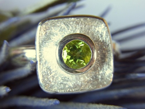 Jewellery piece silver peridot - piece,
