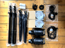 Complete Bowens Gemini GM400Rx twin head flash lighting kit original packaging