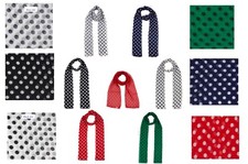 Polka dot scarf soft - dot, sheer