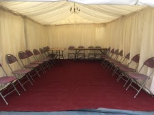  MARQUEE 30X3.7 METRES CLEAR SPAN COMMECIA L TENT  HEAVY DUTY  