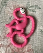 MATCHSTICK MONKEY PINK BABY TEETHER TEETHING RING