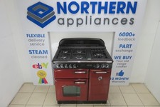 Rangemaster Range Cooker Deluxe Dual Fuel 90cm Steam Clean QR221  ✅
