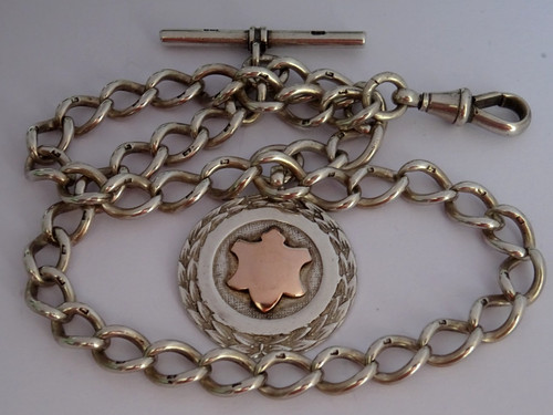 Antique solid silver - , pocket