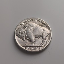 1937 3 LEGGED BUFFALO 5 NICKEL RARE  ERROR RESTRIKE Coin 