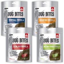 Fluval Bug Bites Aquarium Fish Food Tropical Cichlid Goldfish Bottom Feeder Tank