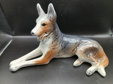 Porcelain Pottery Alsatian Dog