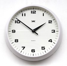 BRITISH 1970s SMITHS Midcentury Vintage Industrial Factory Bakelite Wall Clock