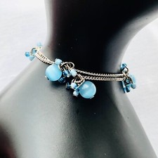 Vintage Blue Tigers Eye Anklet