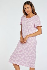 Bon Marche Pink  Leaf Print