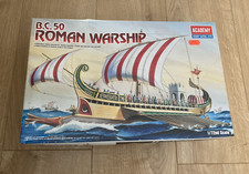W282 Academy Model Kit 1401 - B.C. 50 Roman Warship - 1/72 - Pts Sealed