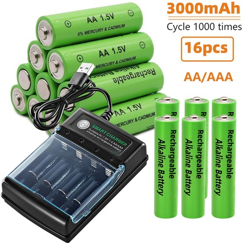 Rechargeable alkaline