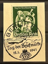 1941 German stamp on card