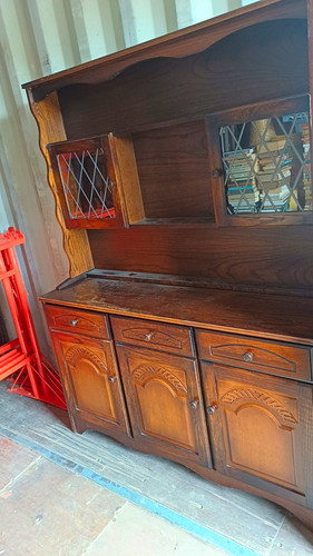 Vintage wooden sideboard - vintage,