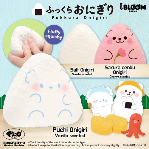 Ibloom squishy fukkura - squishy, onigiri