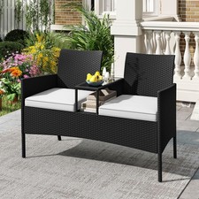 Wicker 2-Seat Furniture w/Soft