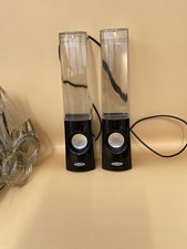 SPEAKERS SOUNDLOGIC DANCING WATER  SPEAKERS TESTED & WORKING PRE-OWNED