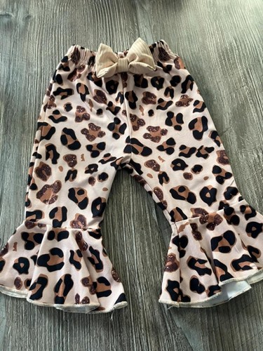 Baby leopard print flare - leopard,