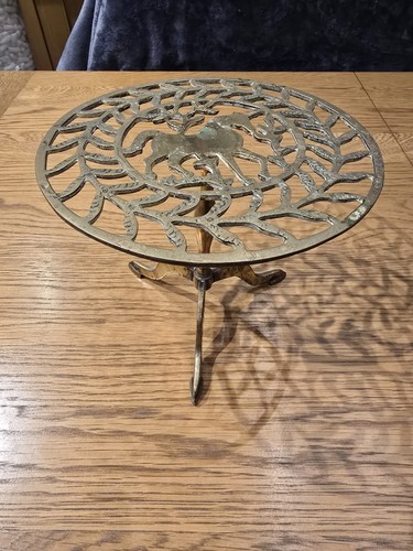 Antique trivet planter stand - antique,
