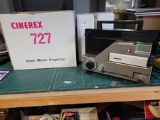 Cinerex 727 Dual  8mm Movie Projector Vintage